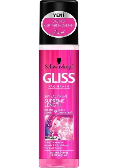 Gliss Sıvı Saç Kremi 200ML Supreme Length