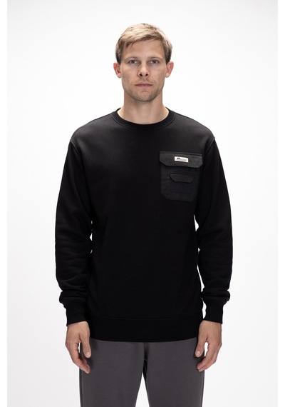 Bad Bear Rise Si Yah Crewneck Erkek Sweatshirt Siyah