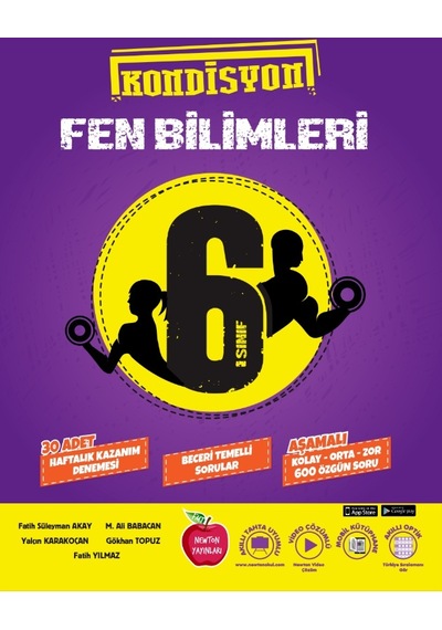 Newton 6. Sınıf Kondisyon Fen Bilimleri Haftalık Kazanım Denemesi