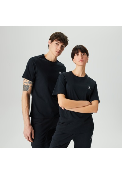 Converse Go-to Embroidered Star Chevron Unisex Siyah T-shirt