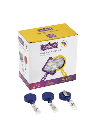 Lamiess Lms 328 Yuvarlak Büyük Yoyo Lacivert 50'Li