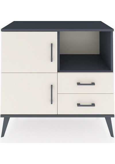 Hyperion Şifonyer 2 Raflı 2 Çekmeceli 2 Kapaklı 88x44x80 Antrasit-aytaşı Aytaşı Hyperion Şifonyer 2 Raflı 2 Çekmeceli 2 Kapaklı 88x44x80 Antrasit-aytaşı Aytaşı