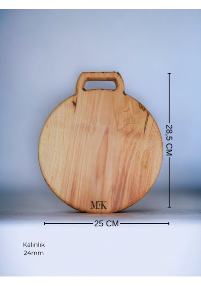 Orta Boy Kesme Tahtası & Sunumluk Çanta Kulp 29 25 Cm