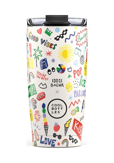 Cool Bottles The Tumbler Good Vibes Termos Bardak 550 Ml Çok Renkli