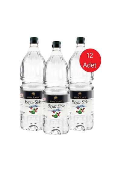 Kemal Kükrer Beyaz Sirke 2 Lt 12 Adet