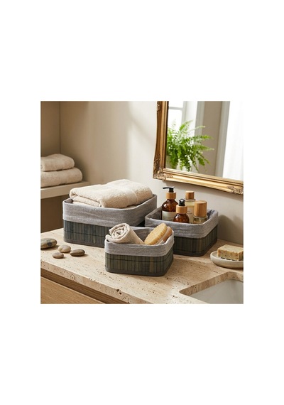 Nfsm Gri 3 Boy Kare Bambu Kenar Organizer Sepet Ahşap Altlık - Bezli 17x21x25cm 5477 Nfsn-rsgo34 Çok Renkli Çok Renkli Nfsm Gri 3 Boy Kare Bambu Kenar Organizer Sepet Ahşap Altlık - Bezli 17x21x25cm 5477 Nfsn-rsgo34 Çok Renkli Çok Renkli