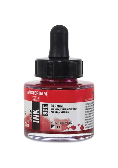 Amsterdam Akrilik Mürekkep 30 Ml Carmine 318 Diğer