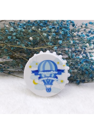 Balon Baskılı Kapak Açacak Uv Baskılı Erkek Bebek Magnet 30 Adet