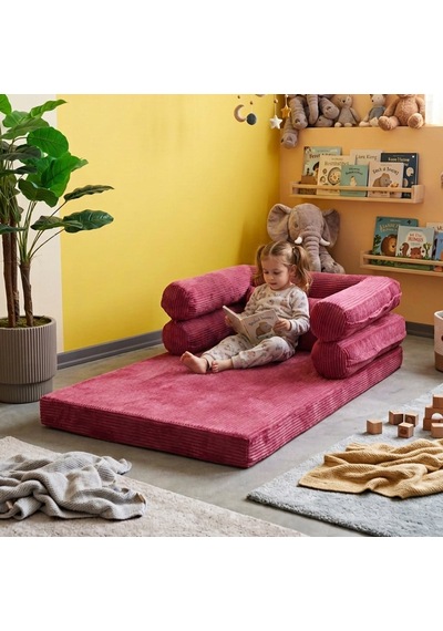 Miniwood Montessori Yatak Oyun Alanlı Bebek Yer Yatağı Sünger Çocuk Karyola 90 x 150 CM