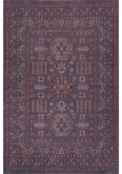 Antik 1113 Klasik Vintage Salon Halısı Mor Retro Mutfak Halısı Tozumaz İnce Makine Halısı Mor