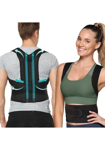Dik Duruş Korsesi Balenli Unisex Kamburluk Önleyici Korse Medikal Korse
