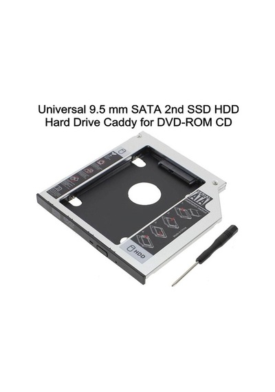 9.5Mm Hdd Caddy Laptop Notebook Sata 4716P Dvd To Ssd K...
