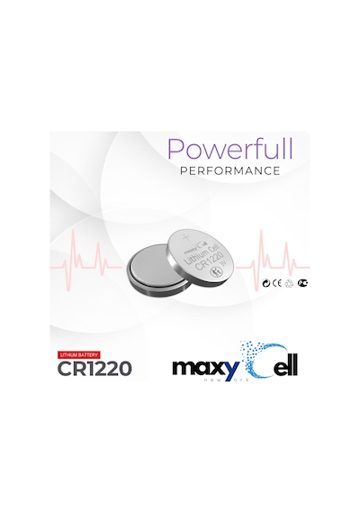 Maxycell 6 Adet Cr1220 Dl1220 1220 Lır1220 3v Maxycell Lityum Pil Lityum Düğme Pil