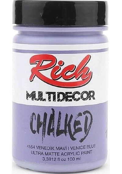 Rich Multi Decor Chalked Akrilik Boya 100 Cc 4554 Venedik Mavi
