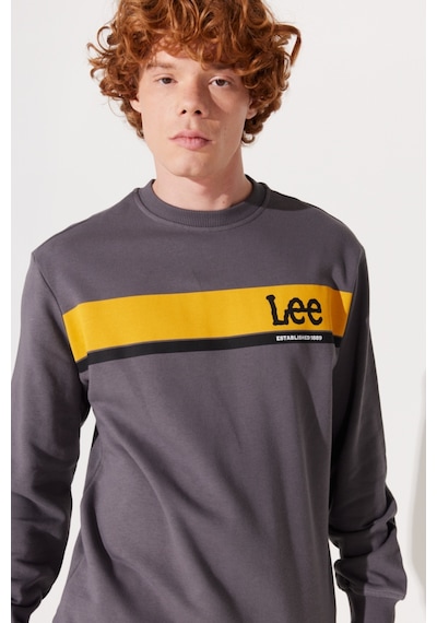 Lee Regular Fit Normal Kesim Bisiklet Yaka Antrasit Sweatshirt L232501003 Antrasit