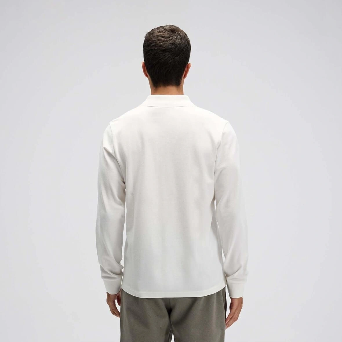 Ellesse Em582-of Erkek Polo Yaka Sweatshirt - Kırık Beyaz Kırık Beyaz