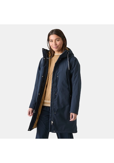 Helly Hansen W Hvaler Ins Yağmurluk Palto Lacivert