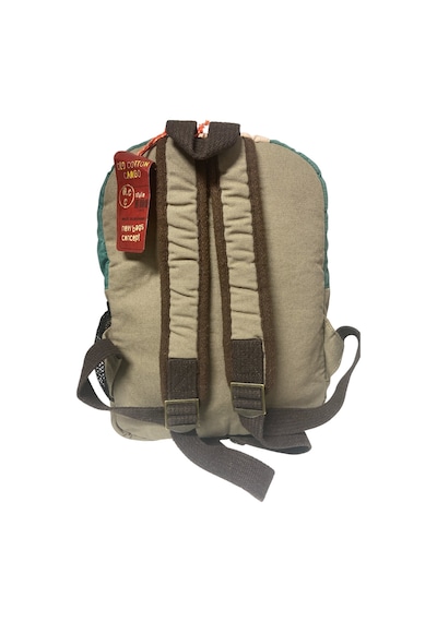Old Cotton Cargo Kaliteli Renkli Vintage Salaş Disayn Günlük Sırt Gezi Okul Seyahat Çantası 28 Cm X 37 Cm Gri