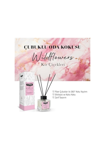 Fresh Çubuklu Oda Kokusu 100 Ml Kır Çiçekleri Abundance Prosperity