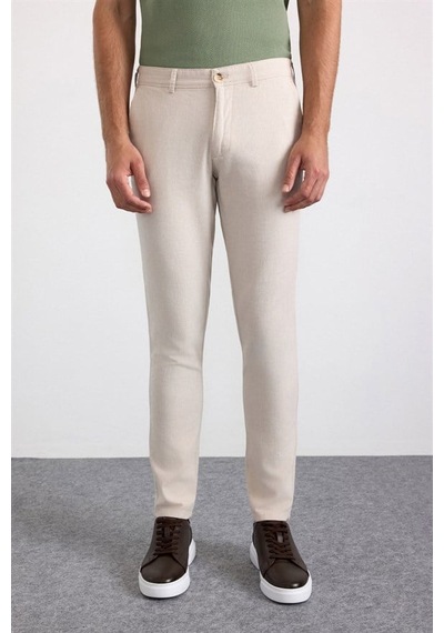 Süvari Bej Slim Casual Pantolon Spn2020500006-bj3
