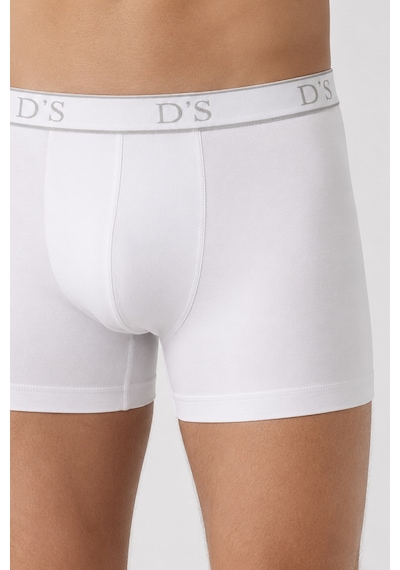 D'S Damat Ds Damat Beyaz Beli Lastikli Marka Logolu Likralı Esneyebilen 2'li Boxer Set 4hc44ortbs02 801