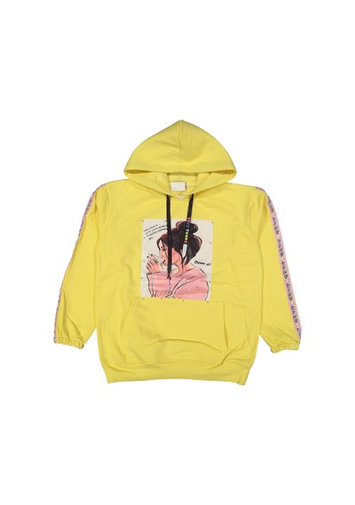 İrem Çocuk Giyim Kız Çocuk Kahve Içen Kız Desenli Kanguru Cepli Kapüşonlu Kolları Şeritli Sarı Renk Sweatshirt Sarı İrem Çocuk Giyim Kız Çocuk Kahve Içen Kız Desenli Kanguru Cepli Kapüşonlu Kolları Şeritli Sarı Renk Sweatshirt Sarı
