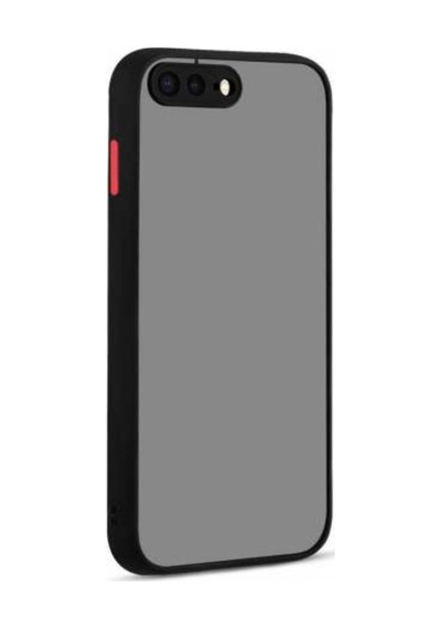 Apple Uyumlu iPhone 7 Plus Kılıf Zore Hux Düğme Ve Kapak Zıt Renk Kılıf