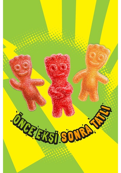 Kent Jelibon Sour Patch Kids Karışık Meyve Aromalı Şekerleme 24 x 80 G