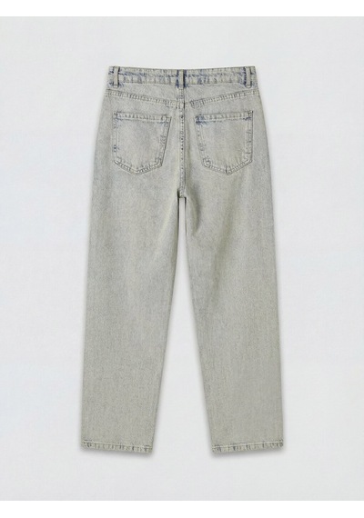 Lcw Jeans İndigo Boyfriend Kadın Jean Pantolon