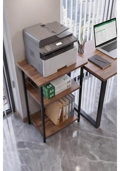 Yazıcı Sehpası 3 Katlı Çok Amaçlı Raf Metal Ayaklı Printer Stand Ofis Ev Düzenleyici Kahverengi Abanoz - Beyaz Yazıcı Sehpası 3 Katlı Çok Amaçlı Raf Metal Ayaklı Printer Stand Ofis Ev Düzenleyici Kahverengi Abanoz - Beyaz