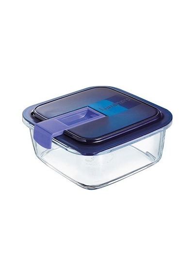 Aryıldız Luminarc Temp Easy Box Kare 76 Cc Mavi Kapak Mavi