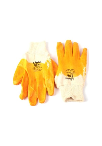 Sarı Latex Iş Eldiveni Light Star Standart-10 Adet Sarı Latex Iş Eldiveni Light Star Standart-10 Adet