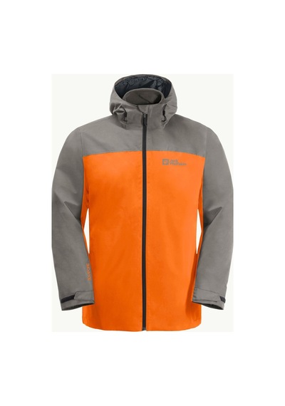 Jack Wolfskin Taubenberg 3in1 Jkt M Erkek Mont 1115311 Turuncu - Grı Turuncu - Grı