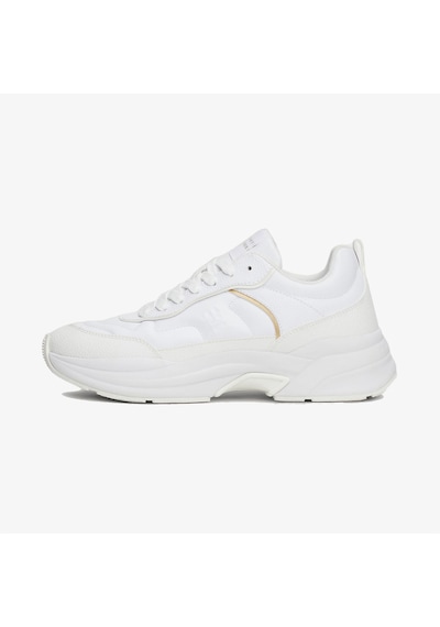 Tommy Hilfiger Chunky Dressy Kadın Beyaz Sneaker Düz Fw0fw08346 Beyaz