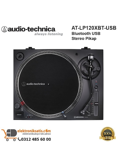 Audio Technica At-Lp120Xbt-Usb Bluetooth Usb Stereo Pikap