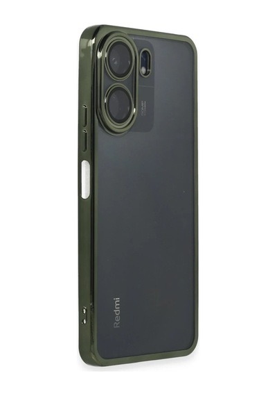 Xiaomi Redmi 13c Kılıf Razer Lensli Silikon - Yeşil 0.2M-Çok Renkli