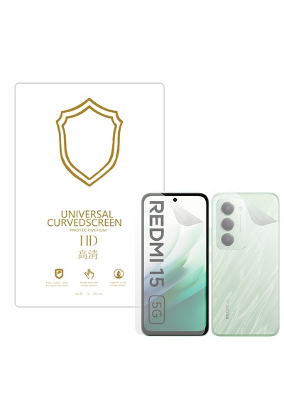 Microcase Xiaomi Redmi Note 15 İle Uyumlu Full Tpu Ön Arka Nano Koruma- Ekm103