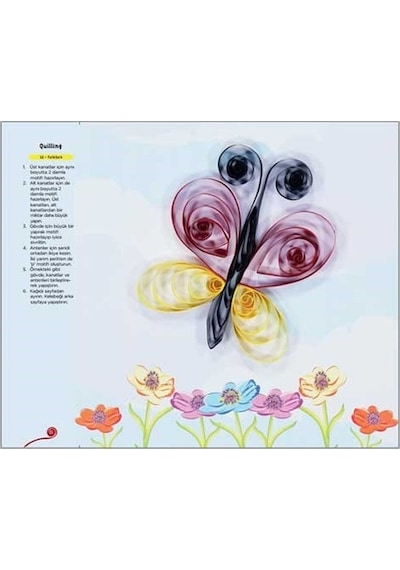 Quilling - Art Craft Series 4-8 Yaş- Tüzder Yayınları