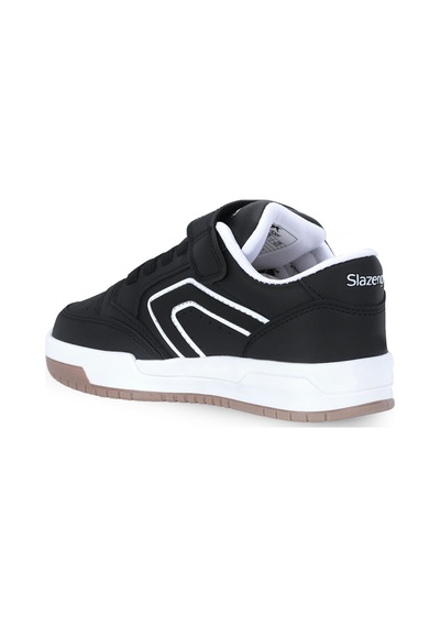 Slazenger Cobra F Unisex Çocuk Siyah / Beyaz Günlük Spor Ayakkabısı Siyah - Beyaz