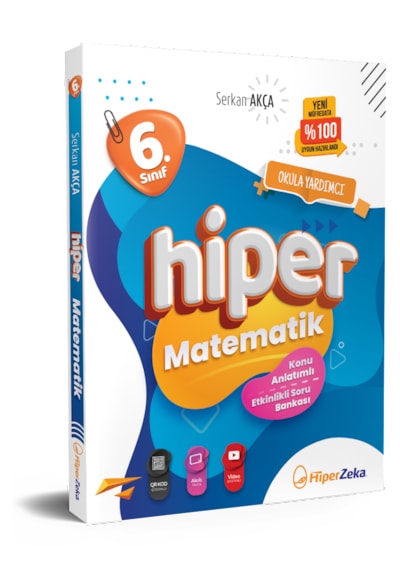 2026 6. Sınıf Hiper Matematik Konu Anlatımlı & Etkinlikli Soru Bankası | Serkan Akça