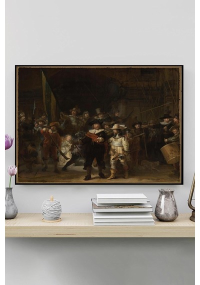 The Night Watch- Gece Devriyesi - Rembrandt Sanatsal Poster