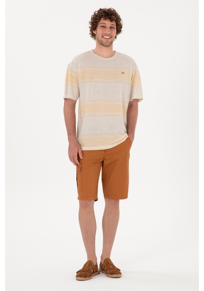 U.s. Polo Assn. Erkek Hardal Şort / Bermuda 50300418-vr072 Hardal