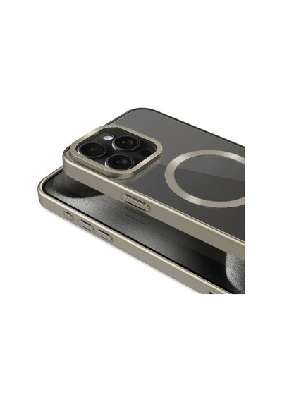Apple Uyumlu iPhone 15 Pro Max Kılıf Mat Tasarımlı Magsafe Wireless Şarj Özellikli Zore Mat Setro Kapak