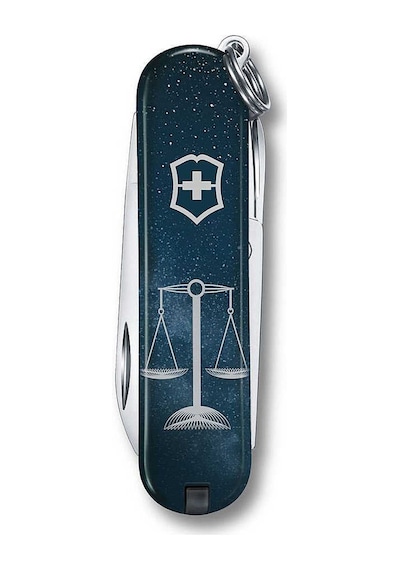 Victorinox 0.6223.2lıb Classic Sd Zodiac Signs 58mm Çakı, Terazi Burcu Mavi