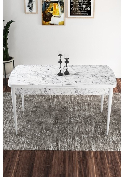 Canisa Concept Zen Serisi 80x132 Mdf Açılabilir Beyaz Mermer Desen Masa Takımı 4 Siyah Sandalye Ve 1 Bench Masa Beyaz Mermer Sandalye Ve Bench Siyah Canisa Concept Zen Serisi 80x132 Mdf Açılabilir Beyaz Mermer Desen Masa Takımı 4 Siyah Sandalye Ve 1 Bench Masa Beyaz Mermer Sandalye Ve Bench Siyah