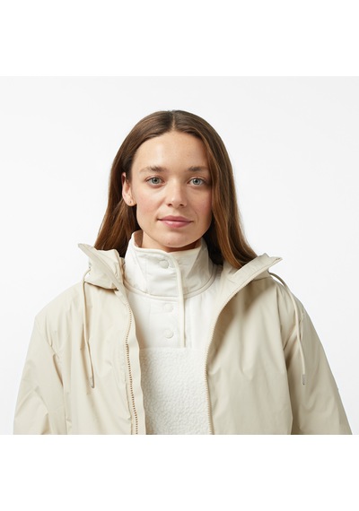 Rains Lohja Short Insulated W3t1 Kadın Krem Yağmurluk