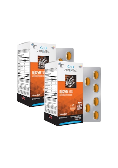 Zade Vital Rüşeym Yağı 2 Kutu 120 Kapsül