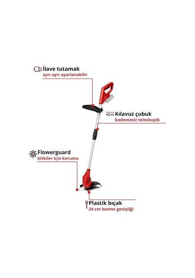 Einhell GC-CT 18/24 Solo Kenar Kesme Makinesi Akü Ve Şarj Hariç