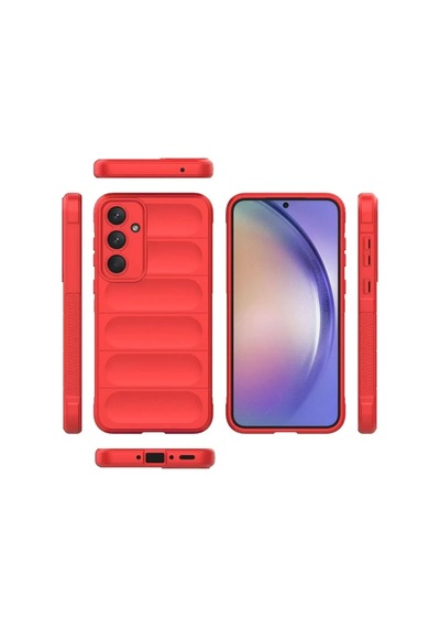 Samsung Galaxy Uyumlu , S25 Fe Optimum Silikon - Kırmızı