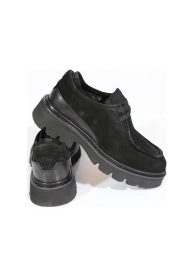 Dgn 108 Erkek Loafer Ayakkabi Siyah Süet